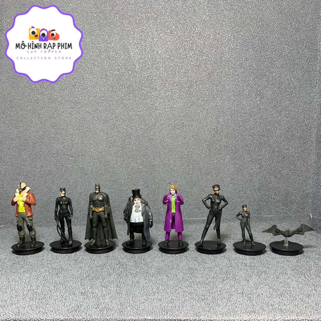 MÔ HÌNH RẠP PHIM, CUP TOPPER FIGURE PHIM BATMAN
