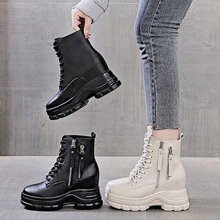 ( HỎA TỐC ) Bốt Nữ Kéo Khoá Đế Độn Cao 8-10CM Siêu Xinh