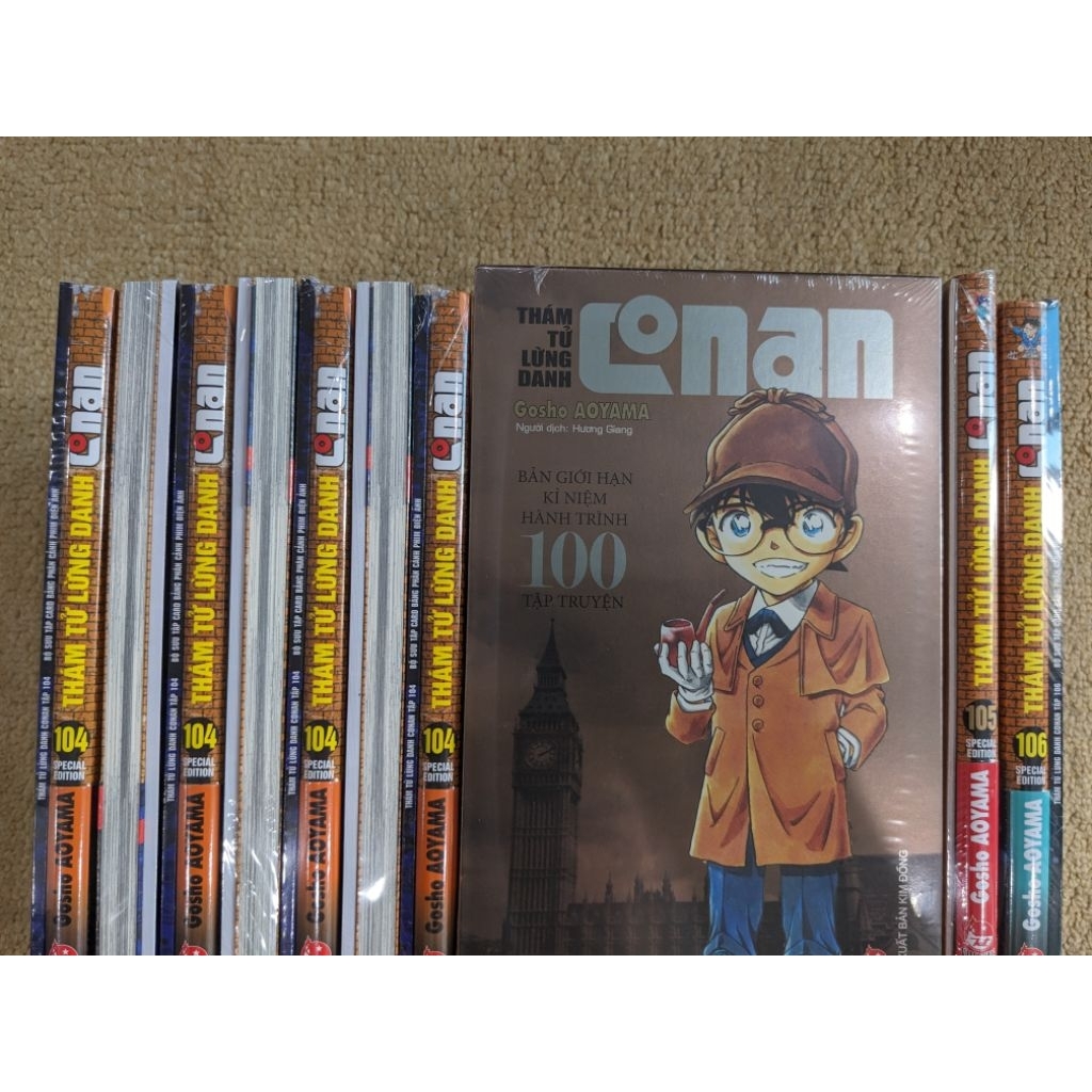 Bộ ảnh Conan bản đặc biệt 100 104 105 106