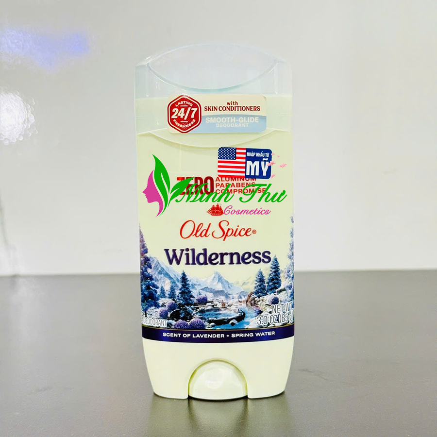 Lăn Sáp Khử Mùi Old Spice Wilderness With Lavender Deodorant 85g
