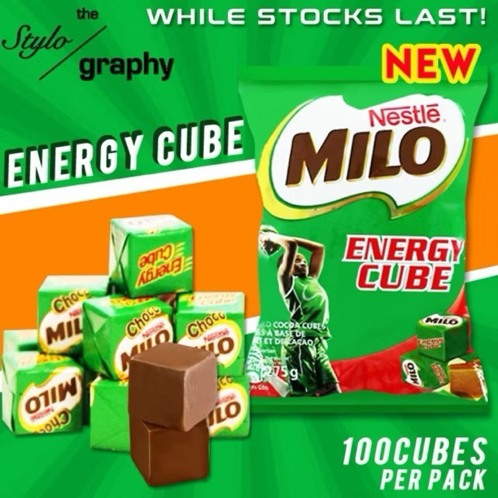 Kẹo Milo Cube Nguyên Gói Thái Lan Gói 25/100viên,kẹo cube socola,cube dâu