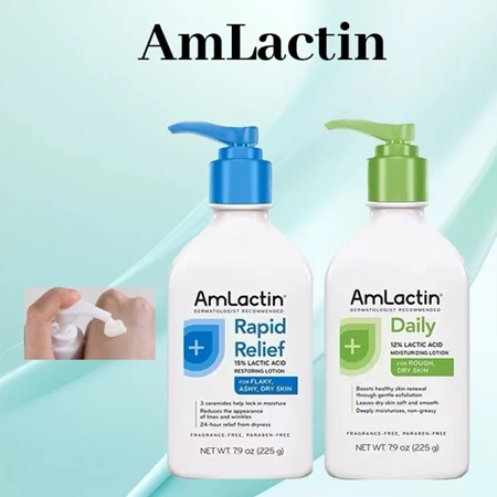Amlactin Moisturizing Body Lotion 225g/ Amlactin Intensive Healing Lotion 225g