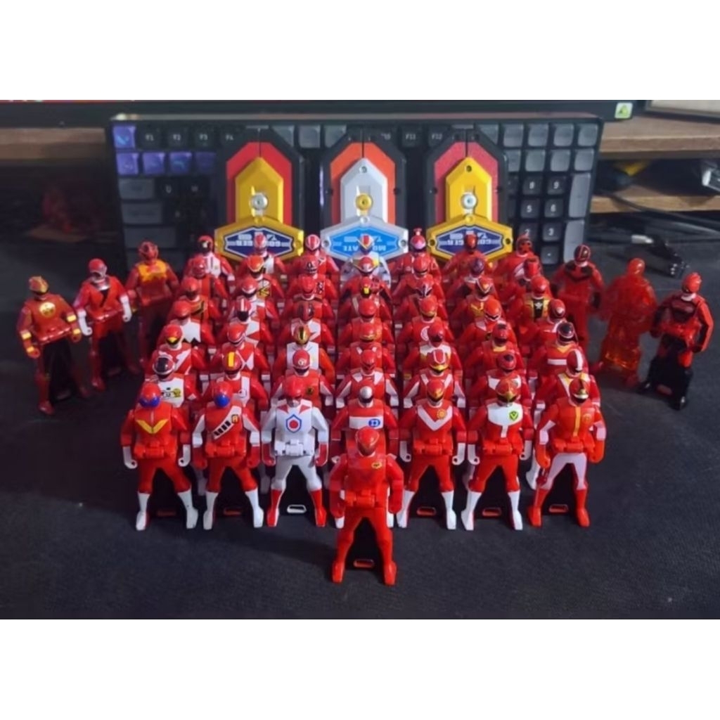 [Hàng mới 14/1]DX Ranger key red sơn không bấm - chìa khóa siêu nhân hải tặc gokaiger