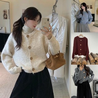    Bigsize 55-100kg  Áo len cardigan nữ basic len lông lạc đà mềm màu đẹp 239 