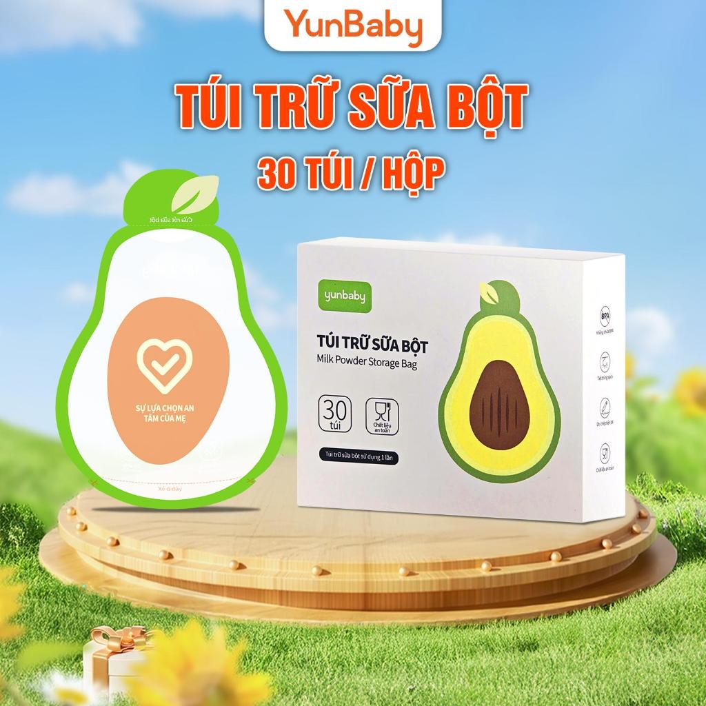 Yunbaby Túi Trữ Sữa Bột Dùng 1 Lần Dễ mang Dễ đón Tiện lợi khi ra ngoài