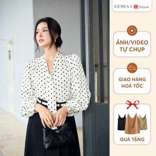  Áo Sơ Mi Buộc Dây Nơ Thời Trang Thanh Lịch by LEMIA Design - 24A006 