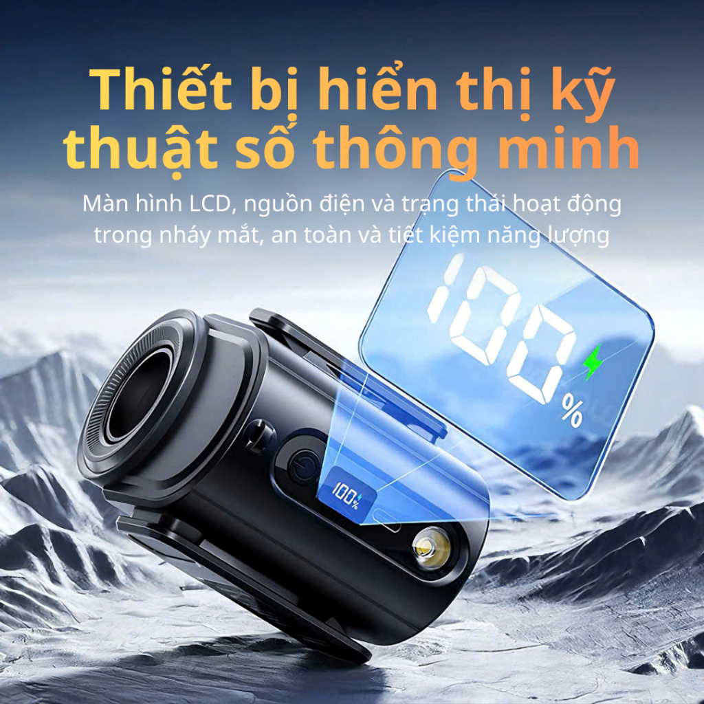 [YF10 Xanh] Quạt Đeo Thắt Lưng Đeo Cổ 10000mAh Dùng Từ 5 Giờ đến 30 Giờ – Thể Thao Ngoài Trời | BigBuy360 - bigbuy360.vn