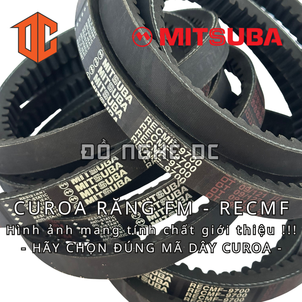 Dây curoa răng cưa RECMF Thailand - MITSUBA FM28 FM87 FM47 FM49 FM22 FM49 FM31 FM81 FM56 FM58 FM73 FM80 FM60 FM35 FM69 F