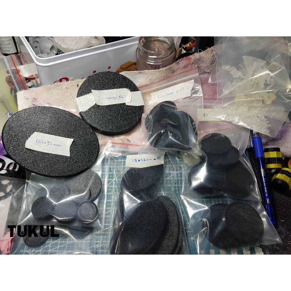 Base tròn 120mm đến 160mm- Đế đứng cho mô hình miniature - TUKUL STUDIO