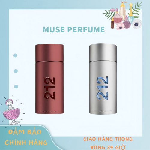 Nước Hoa Nam Cao Cấp 212&212 Sexy 100ml Hương Thơm Quyến Rũ - Xịt Phát Gái TheoMen's Perfume 212 & 2