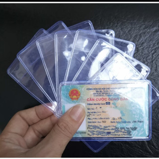 Set 5 Bọc Thẻ Căn Cước & ATM Trong Suốt, Chống Trầy Xước. Tiện Ích 24/7