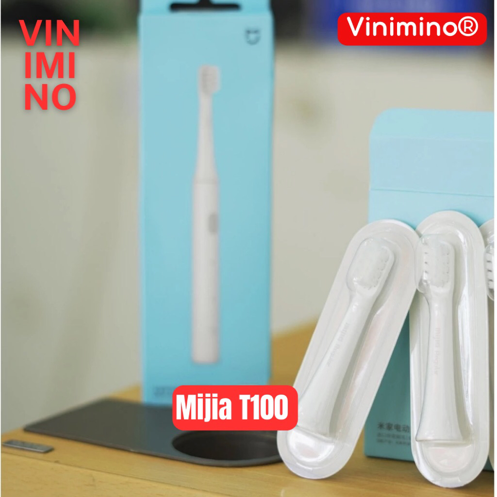 (Combo) 2 Đầu bàn chải thay thế cho bàn chải điện T100 Mijia Sonic | Vinimino