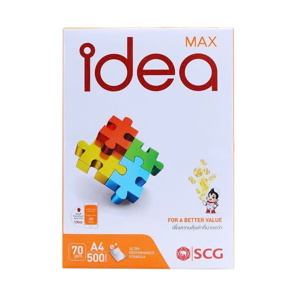 (1 xấp) Giấy A4 Idea  70 (500t)