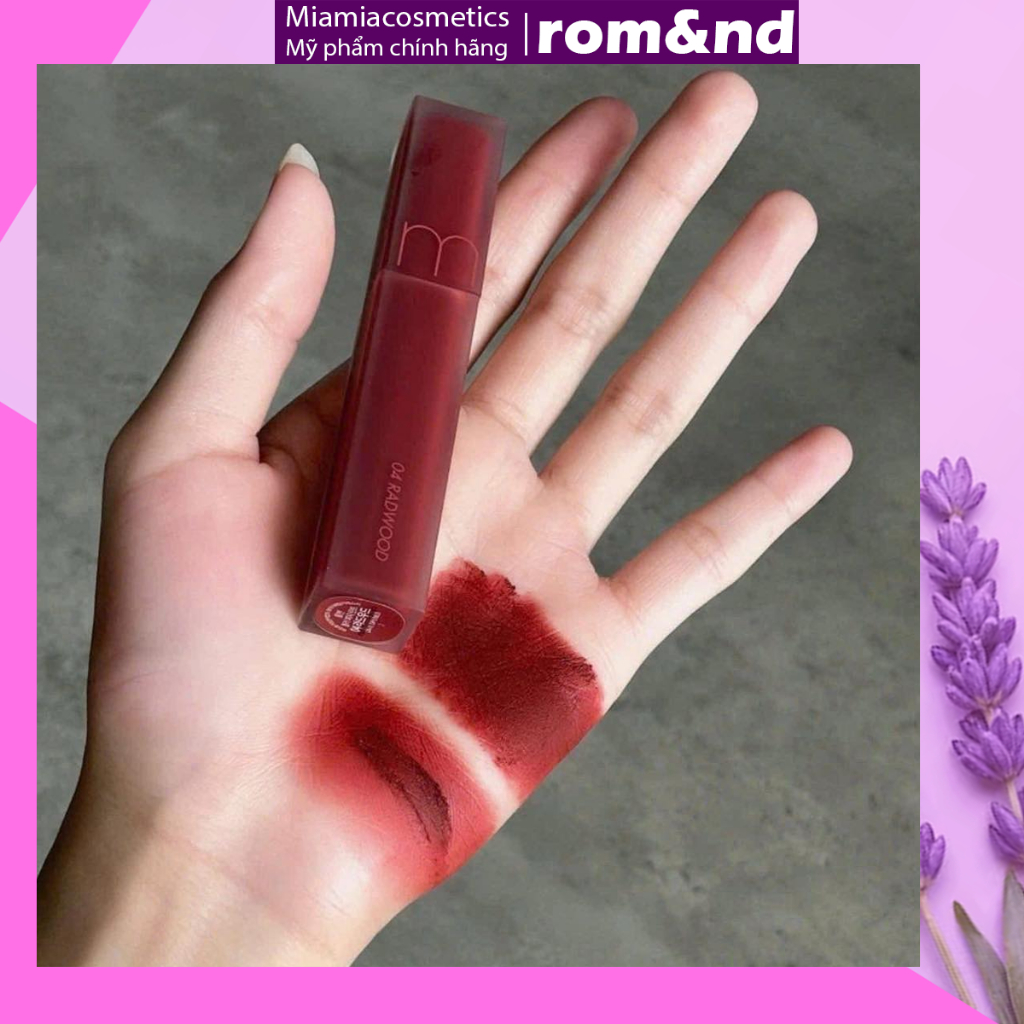 Son Romand Kem Lì Vỏ Vuông Blur Fudge Tint Màu 04 Radwood Nâu Gỗ Trầm Ấm Vỏ Vuông 5g [CHECK HIDDENTA