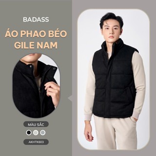  Áo Phao GILE Nam Nữ BADASS Siêu Nhẹ Chần Bông Cao Cấp Cao Cổ Giữ Ấm Tốt Thời Trang AKHTK603 