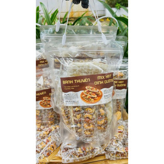  125K Bịch 500g bánh thuyền mix hạt dinh dưỡng có macca 