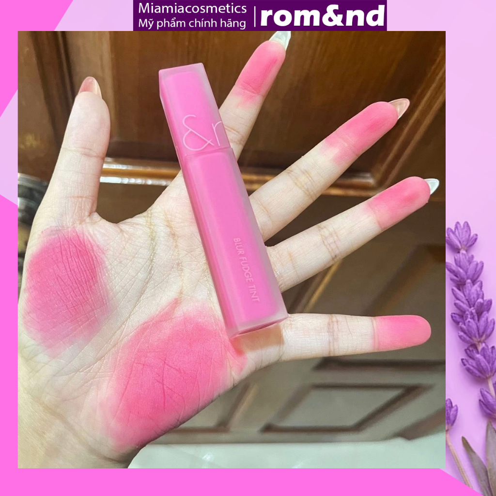 Son Romand Blur 15 Berry Fizz Kem Lì Vỏ Vuông Blur Fudge Tint