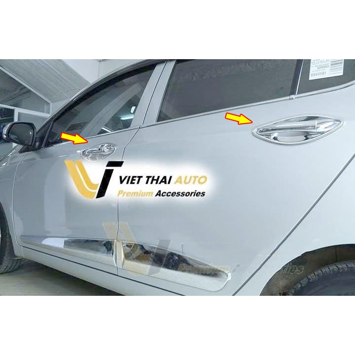 Ốp Tay Cửa i10 2014 2015 2016 2017 2018 2019 2020 2021 - Ốp Tay Mở Cửa Chống Xước Hyundai i10