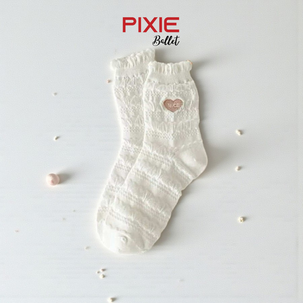 Cặp Tất Cotton Hàn Quốc Pixie