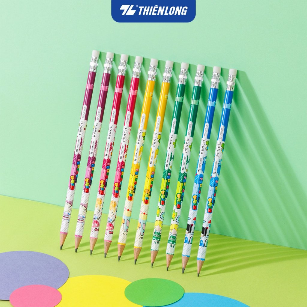 [Mẫu mới] Bút chì gỗ ĐIỂM 10 TP-GP012 (HỘP 10 CÂY - HB)