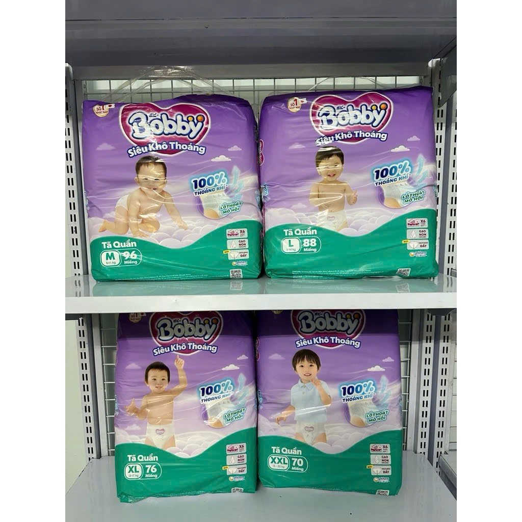 TÃ/BỈM QUẦN BOBBY M96/L88/XL76/XX70