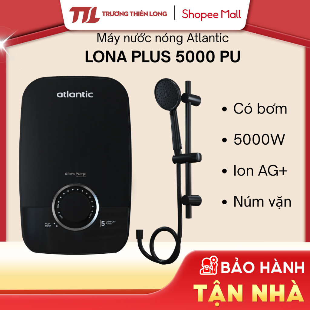 Máy Nước Nóng Trực Tiếp ATLANTIC LONA PLUS 5000 PU - 5000W [TOÀN QUỐC]