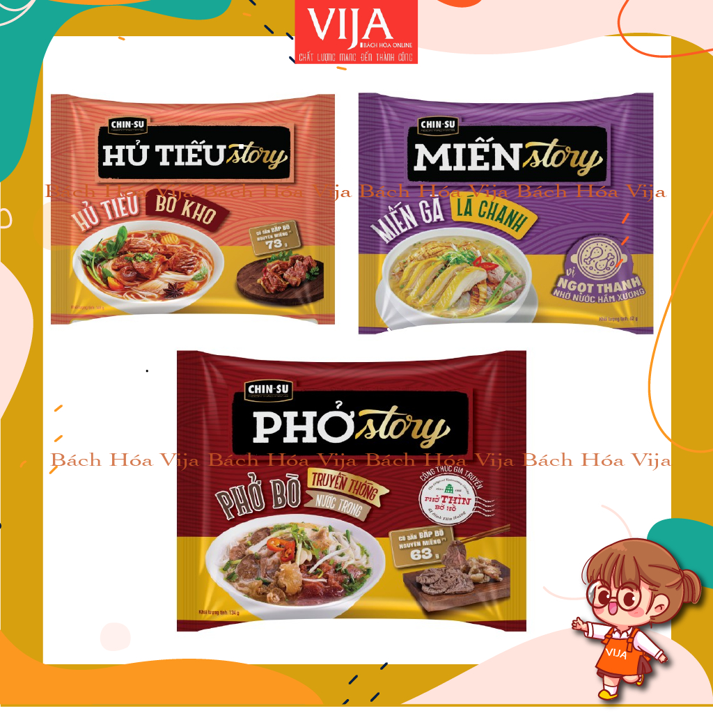 (Có Thịt) CHINSU Phở Bò | Bánh Đa Cua | Miến Gà | Phở Bò Story |Hủ Tiếu Bò Kho Chin su