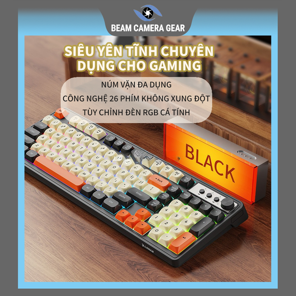 Bàn Phím Màng Có Dây G98 - 98 Phím, Đèn Nền RGB Đa Chế Độ, Thiết Kế Tối Ưu Cho Game Thủ | BigBuy360 - bigbuy360.vn