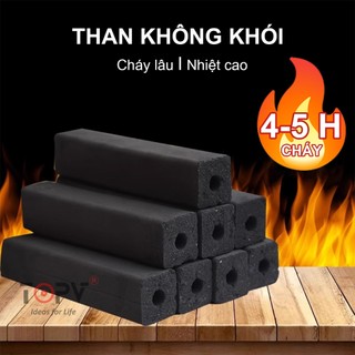  Than nướng thịt không khói TopV 5kg 10kg nướng bbq làm từ gáo dừa than hoa nướng thịt bằng củi sạch 