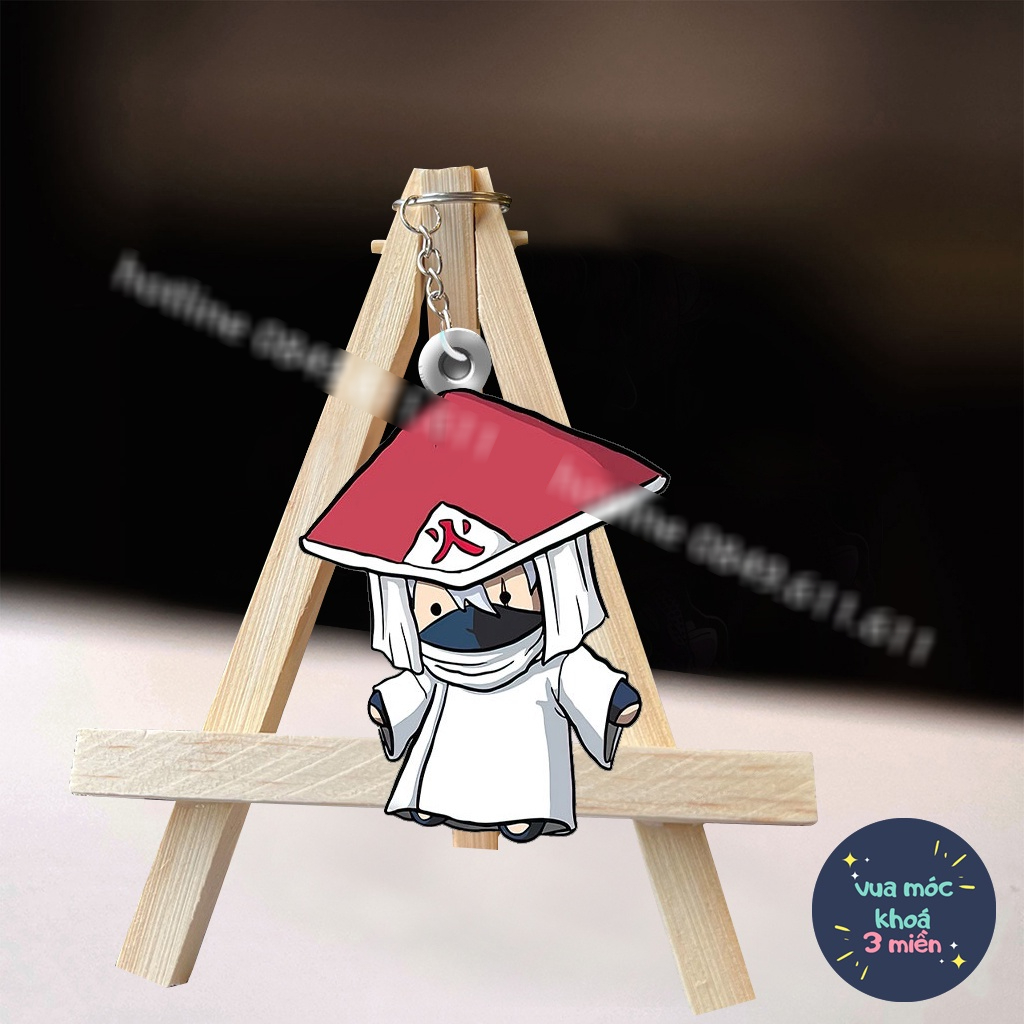 Móc khóa mica anime Naruto tổng hợp các nhân vật - phụ kiện anime by vuamockhoa3mien