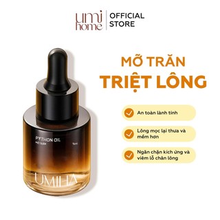  Mỡ trăn triệt lông nguyên chất UMIHA 15ml dùng cho vùng Nách Bikini Chân 
