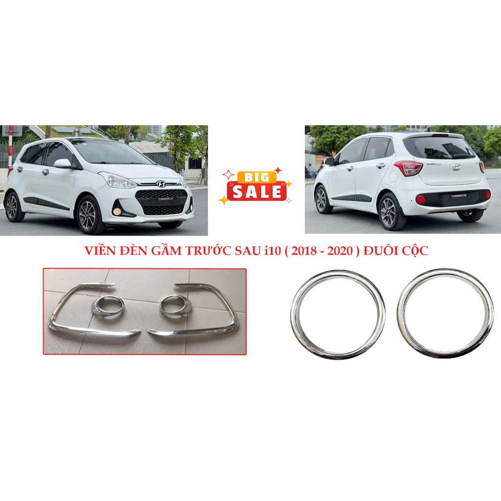 Ốp Viền Gầm i10 2017 2018 2019 2020 2021 ( Lắp Cho Bản Hatbach ) - Ốp Trang Trí Gầm Trước Sau i10