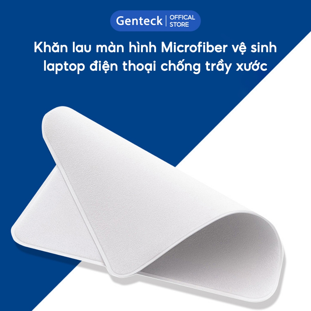 Khăn Lau Màn Hình Microfiber Vệ Sinh Macbook SMTech Khăn Lau Laptop Điện Thoại Mềm Mịn Chống Xước