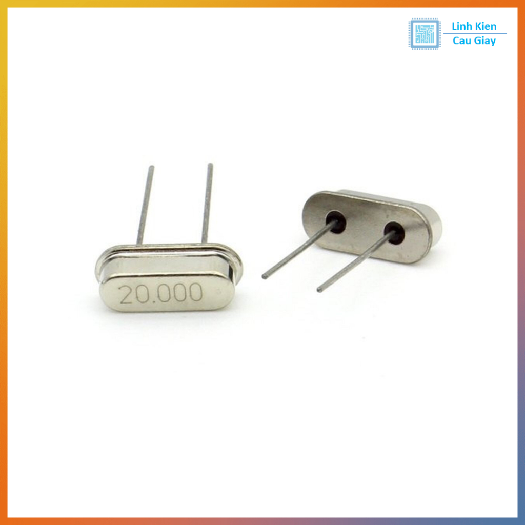 Thạch anh cắm 8MHz / 12MHz / 16MHz / 20MHz – Quartz Crystal Oscillator HC-49S
