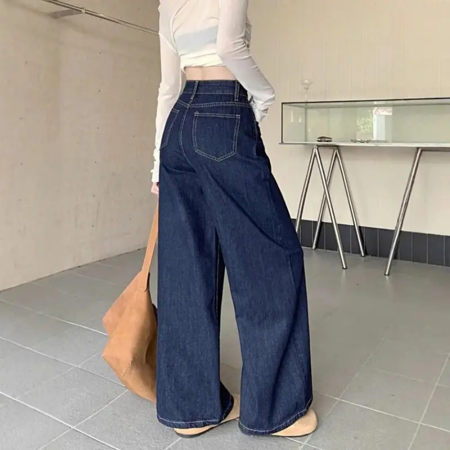 Quần Jean Bò Ống Rộng Cạp Cao, Quần Jean Ống Rộng Glimma Hack Dáng Hottrend 2025 Bản Mới | BigBuy360 - bigbuy360.vn