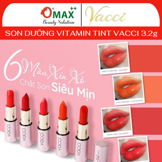  Son Dưỡng Môi VACCI - Lên Màu Đẹp - Lâu Phai - Vitamin Tint Lipstick - Môi Căng Mọng - Mượt Mà 