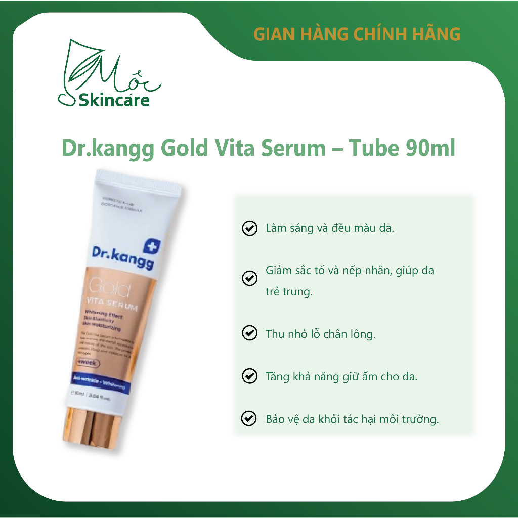 Dr.kangg Gold Vita Serum – Tube 90ml - Mộc Skincare
