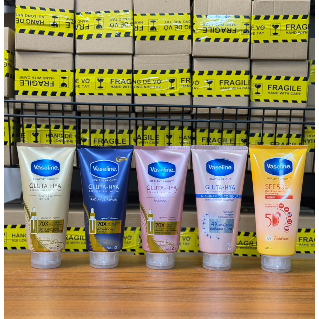 VASELINE 70x màu Vàng / Hồng / Xanh.