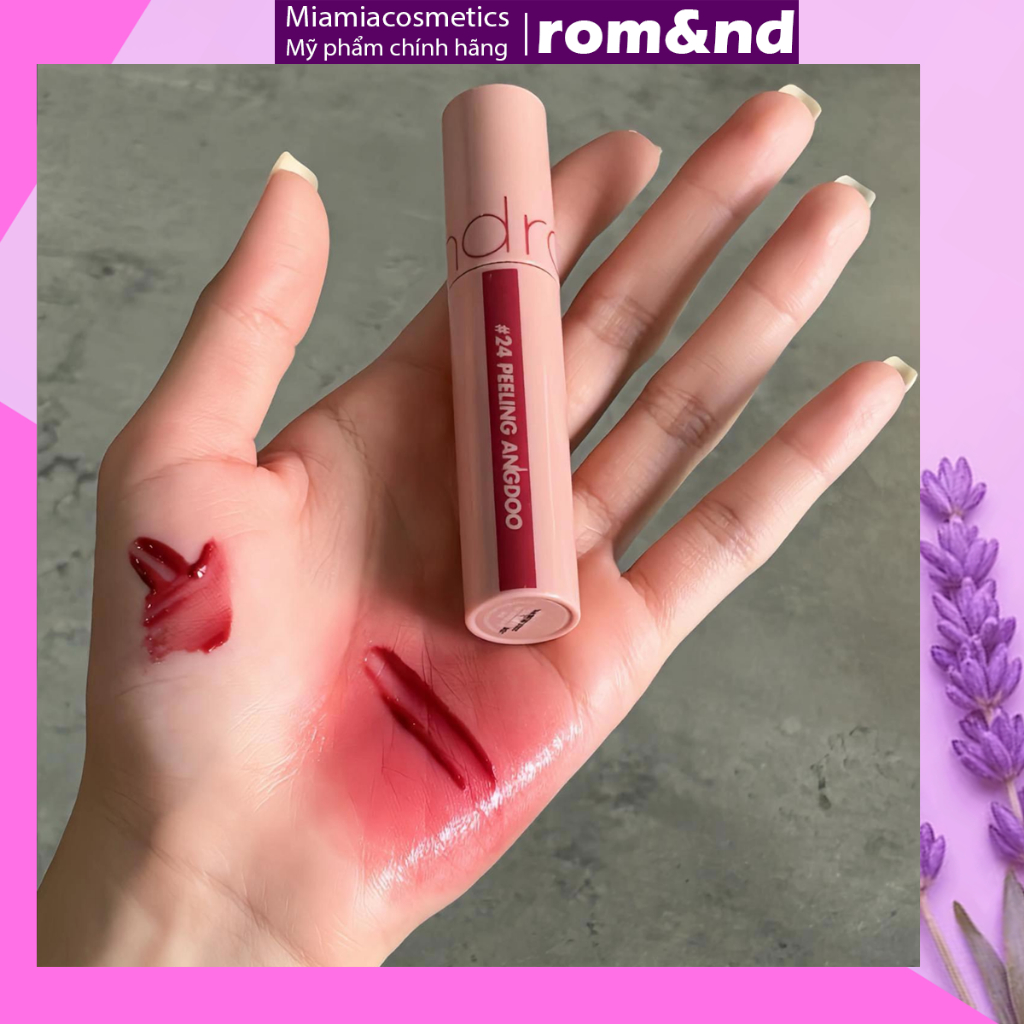 Son Romand Bóng Juicy Lasting Tint Màu Juicy 24 Peeling Angdoo Đỏ Trong Tôn Da 5ML