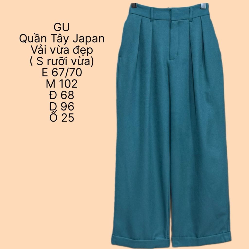 17✅quần Tây hiệu GU Japan