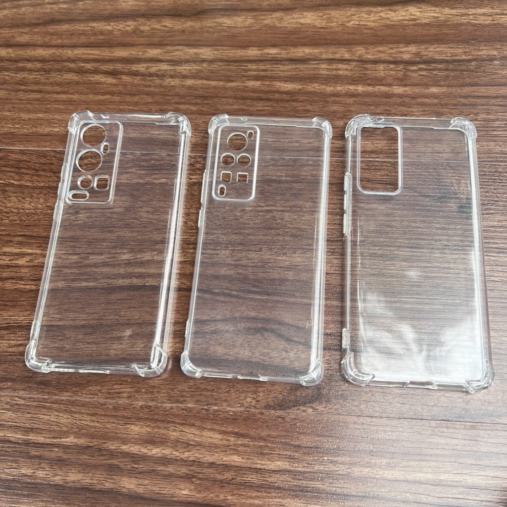 Ốp lưng Vivo X60/ X60 Pro/ X60 Pro+ (Plus) dẻo Silicon trong suốt và chống va đập 4 góc
