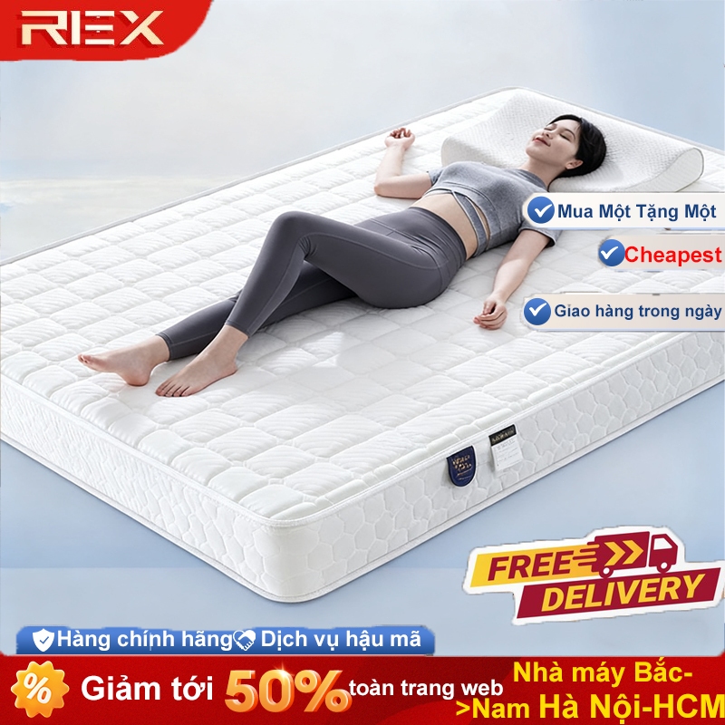 REX Nệm Nệm Lò Xo Nệm Lò Xo topper cao cấp mềm mại êm ái cao có chun bo góc đủ ệm dày dặn Chất liệu Cotton (Cao 16cm ) | BigBuy360 - bigbuy360.vn