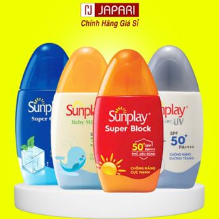  Kem Chống Nắng Sunplay 30g 70g SPF81 - KCN Chống Nước Khi Đi Biển Cho Trẻ Em Và Người Lớn - Japari 
