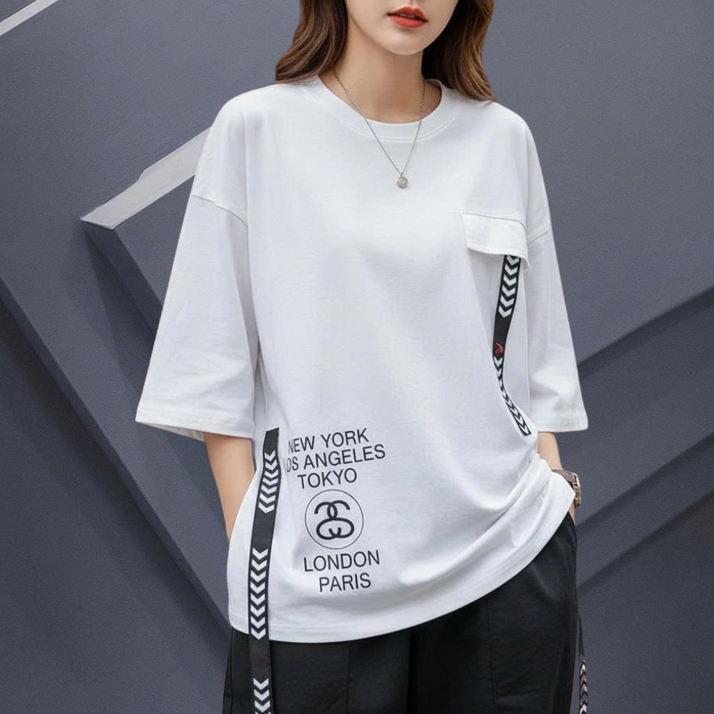 Áo Thun Nam Nữ Form Rộng Style Cá Tính