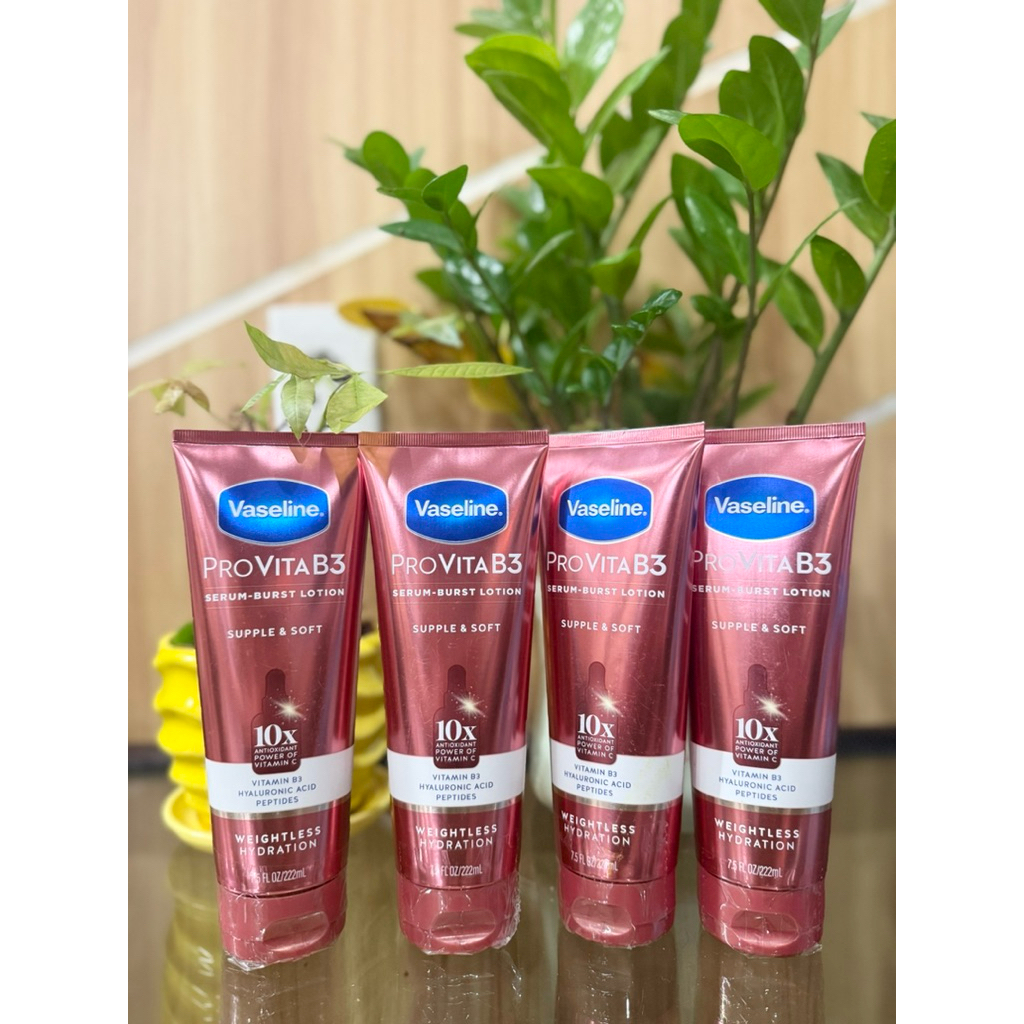 [HÀNG MỸ CHÍNH HÃNG] Sữa dưỡng thể Vaseline ProVita B3 Serum Burst Lotion 222ml – Cấp ẩm chuyên sâu,