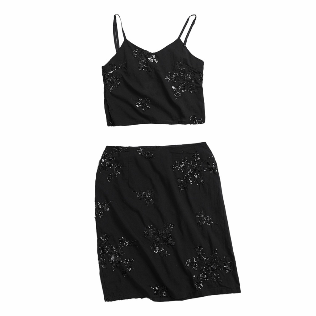 MOODSWINGS - Bộ áo váy đính cườm BLINK SET & Váy BLINK