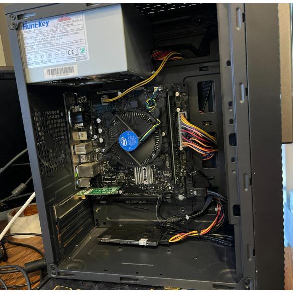 Bộ PC CPU i5 10400f H510 8GB 512GB 1060 3GB 500W