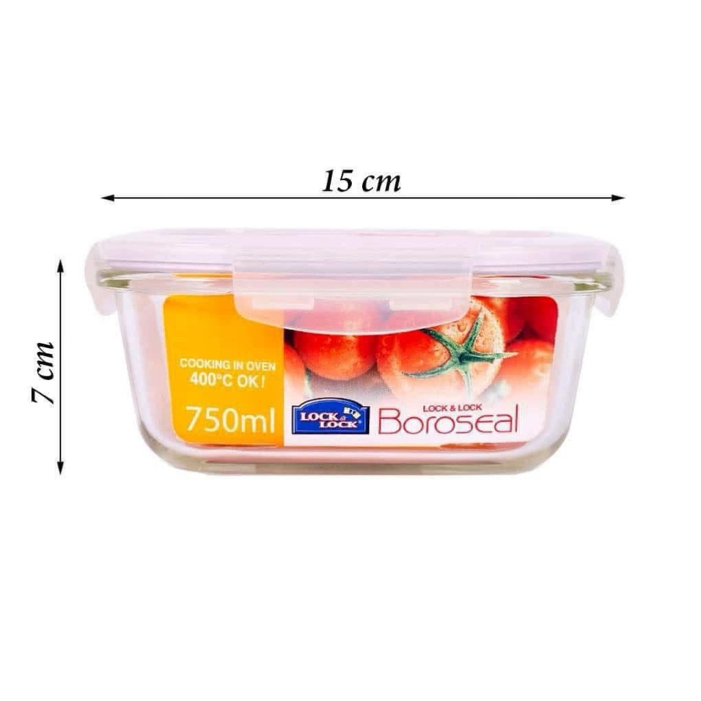 hố thủy tinh Lock&Lock LLG214 750ml có thiết kế kiểu dáng gọn nhẹ, thích hợp dùng đựng thức ăn mã LL