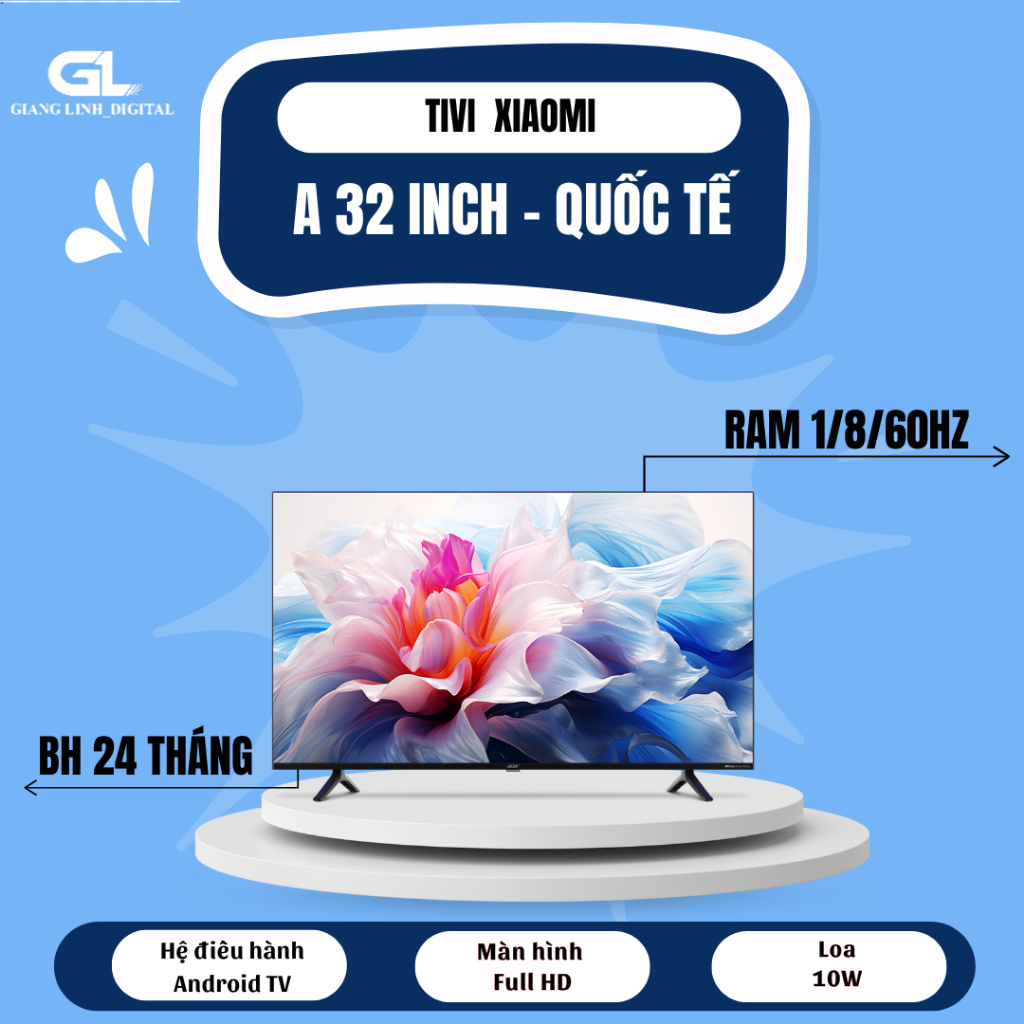 Tivi Xiaomi A32 32 Inch – Bản Quốc Tế - BH HÃNG 24 THÁNG