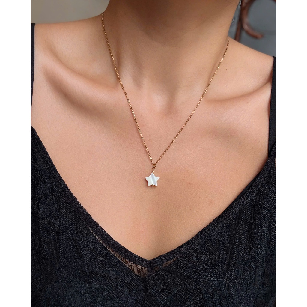 Dây Chuyền Mảnh Ngôi Sao Xà Cừ 2ABNORMAL